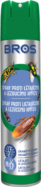 BROS spray proti lietajúcemu a lezúcemu hmyzu 400ml